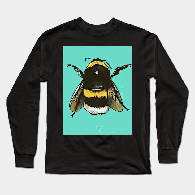 Bumblebee Long Sleeve T-Shirt by shehitsback